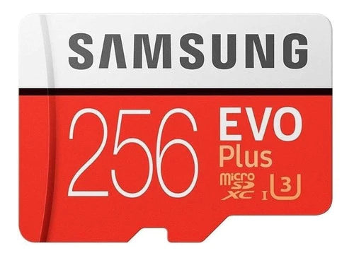 Tarjeta De Memoria Samsung Mb-mc256ga/apc  Evo Plus Con Adaptador Sd 256gb