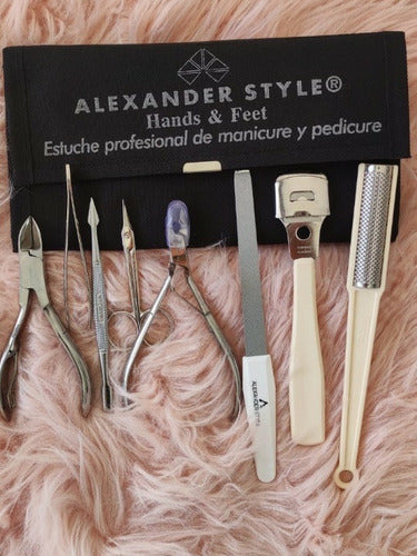 Set Manicure-pedicura Alexander 8piezas Original Profesional