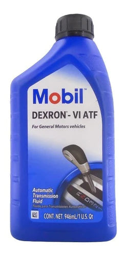 Aceite Transmision Aut Sintetico Dexron Vi Atf Mobil 946ml