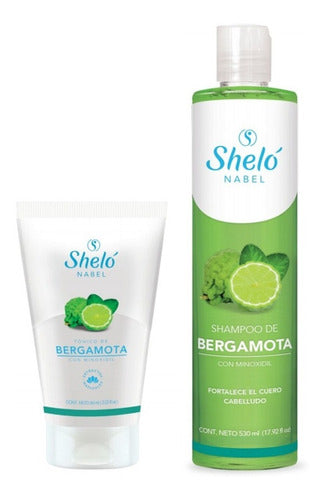 Kit Shampoo Y Tónico De Bergamota Shelo /sa