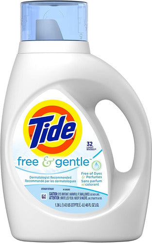 Tide Free & Gentle Detergente Líquido Para Ropa 1.36 Lt