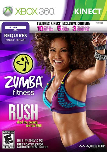 Zumba Fitness Rush  Xbox 360 Kinect Nuevo
