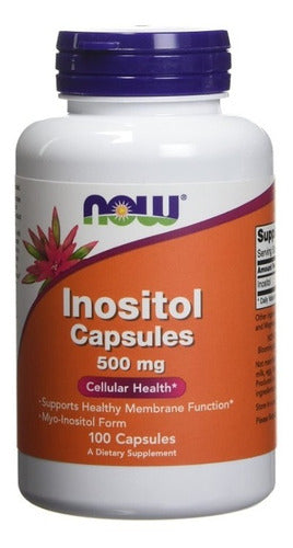 Inositol Para La Salud Celular 500 Mg 100 Cápsulas