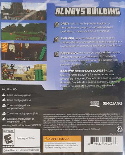 ..:: Minecraft Starter Pack ::.. Para Xbox One En Gamewow