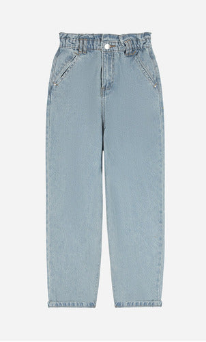 Jeans Fit Baggy Cropped De Niña C&a (3037175)