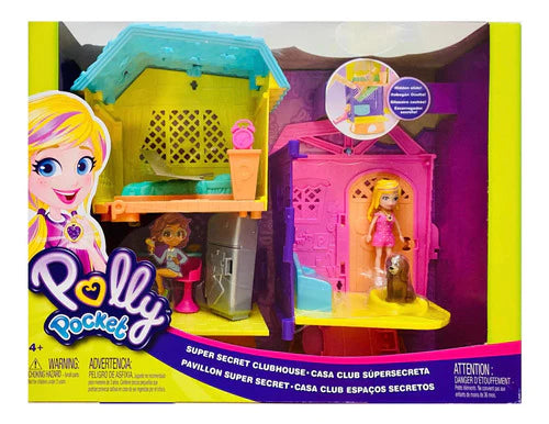 Polly Pocket Casa Club Súper Secreta Muñeca Mattel Accesorio