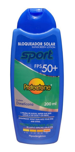 Bloqueador Solar Fps 50+ Sport Hipoalergénico 200ml Mayoreo