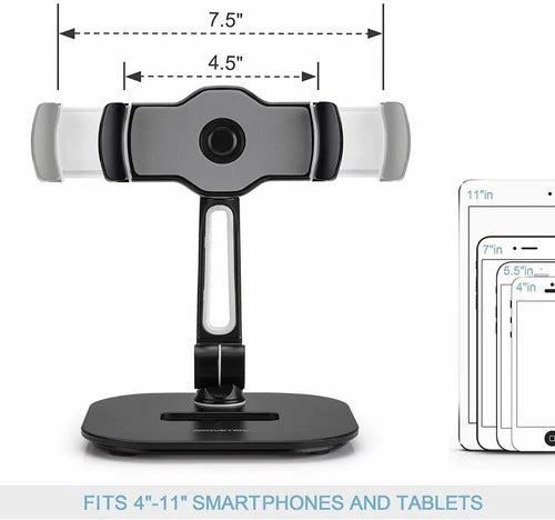 Soporte De Tableta Y Smartphone, Con 360° Rotación