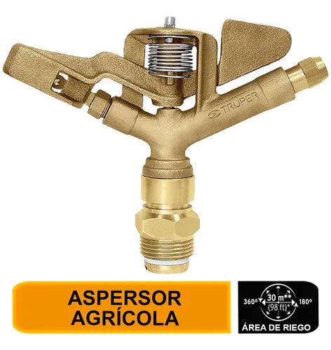 Aspersor Agrícola 1', Fundido En Latón Truper 10317