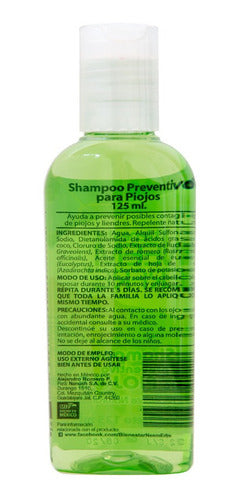 Paq-3 Shampoo Repelente De Piojos Neem-bienestar Neem Erfre