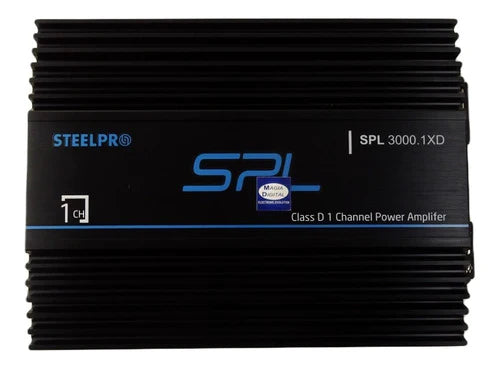 Amplificador Clase D Steelpro Spl-3000.1xd Mono Block 3000w