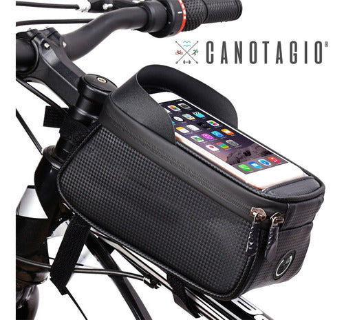 Soporte Celular De Bicicleta Canotagio Bolsa Bici Repartidor