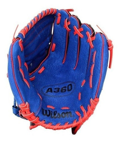 Guante Para Beisbol Wilson A360 11in Negro Rojo/azul
