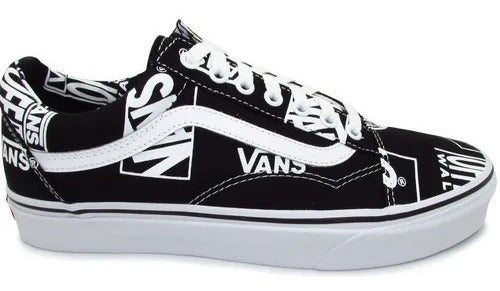 Vans Ward Logo Mix Black White Skate 611-22 Originales