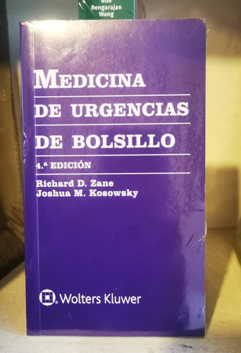 Zane. Medicina De Urgencias De Bolsillo  Original Y Nuevo