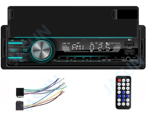 Auto Estéreo Reproductor Bluetooth Mp3 Radio & Soporte Móvil