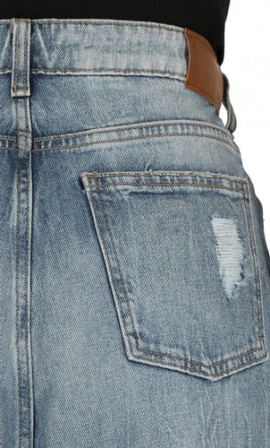 Jeans Fit Wide Leg De Mujer C&a (3023539)
