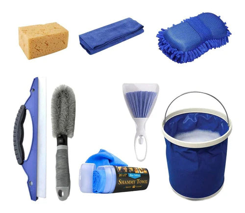 8pie Kit De Limpieza Para Coche Cepillo Para Lavar Carros
