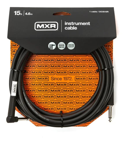 Cable P Instrumento Dunlop Mxr 4.57m Negro Ang/recto Dcis15r