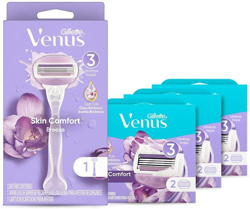 Afeitadora +  Respuestos Para Depilar Venus Comfortcare Bree