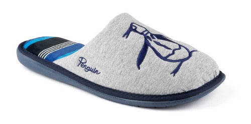 Pantufla De Hombre Original Penguin Slippers Monday Gris