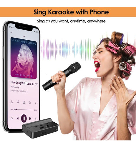 Sistema De Micrófono De Karaoke Inalámbrico Cresee