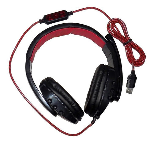 Audifonos Diadema Profesional Gamer Usb Audio 5.1 Pc Ps4 Eg