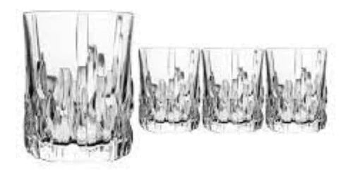 Nachtmann Riedel 4 Vasos Old Fashion Whiskey Cristal Cortado