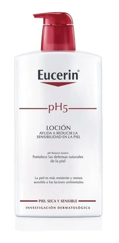 Crema Para Cuerpo Eucerin Ph5 Loción Hidratante En Botella De 1000ml/1000g