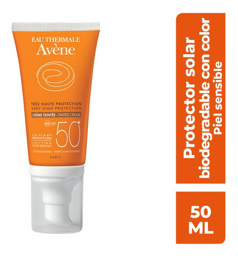 Avène Protector Solar Crema Facial Con Color Fps50+ 50ml
