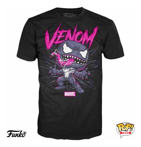 Funko Pop Tees: Venom With Goop Marvel Playera