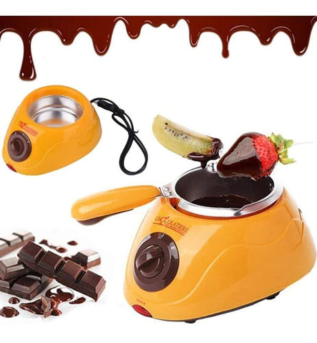 Mini Máquina Fundidora De Chocolate Eléctrica Con Accesorios