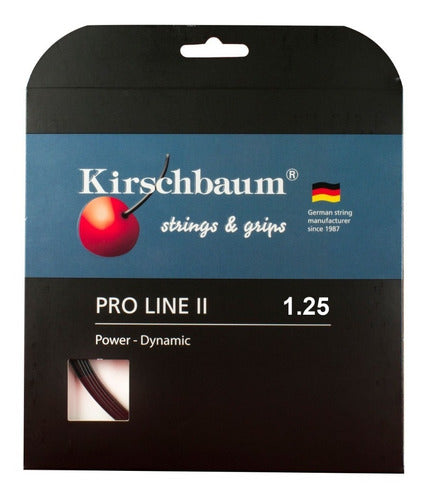 3 Cuerdas Tenis Kirschbaum| Pro Line 1.25| Envío Gratis