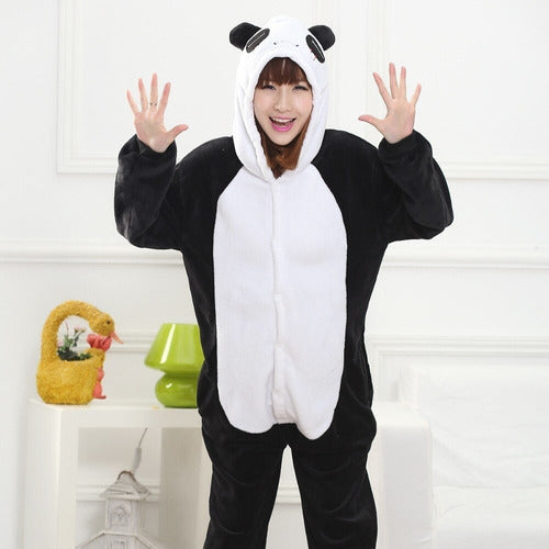 Kigurumi Panda Cosplay Pijama Mameluco Disfraz Moda Kawaii