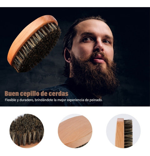 Kit De Peines Y Cepillos Para Barba De Hombre 4 Es 1