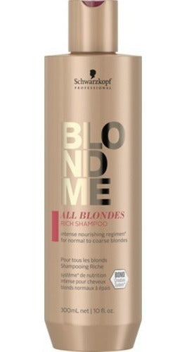 Shampoo Enriquecido Blondme All Blondes Schwarzkopf 300ml