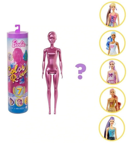 Barbie Color Reveal 7 Sorpresas Muñeca Mattel