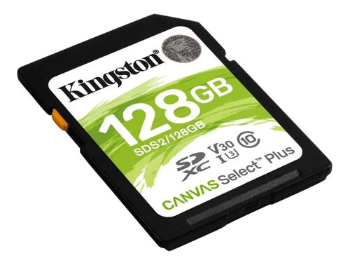 Memoria Kingston Canvas Select Plus Sdxc Uhs-i U3 De 128gb