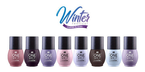 Coleccion Winter Gel Semipermanente Laccover By One Shot