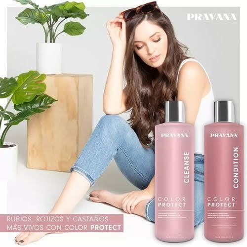 Color Protect Pravana Shampoo Y Acondicionador 325 Ml