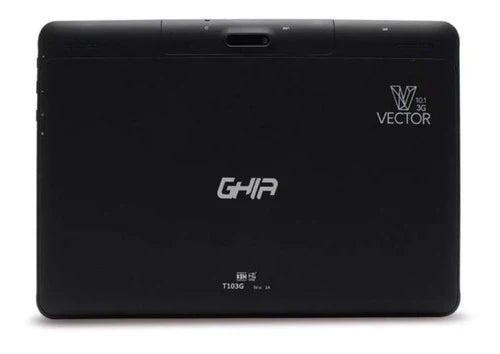Tablet  Ghia Vector 3g T103g 10.1  Con Red Móvil 16gb Negra 2gb De Memoria Ram