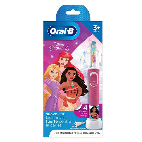 Cepillo Dental Eléctrico Niñas Oral-b Princesas Giratorio