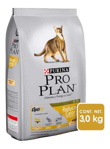 Comida Para Gato Pro Plan Bajo En Calorias Pollo Arroz 3kg