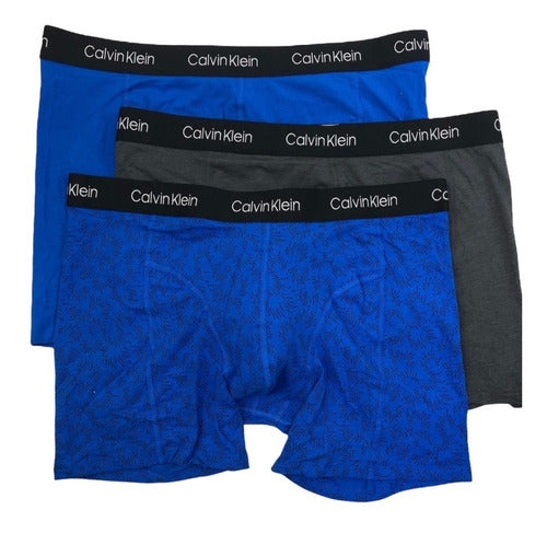 Boxer Brief Calvin Klein Algodón Pack De 3 100% Originales