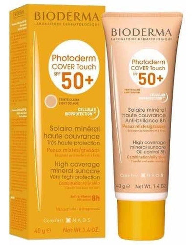 Protector Solar Bioderma Cover Touch Tono Claro Fps 50+