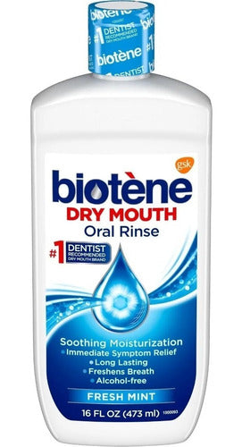Biotene Dry Mouth Oral Rinse Enjuague Bucal 473ml Importado