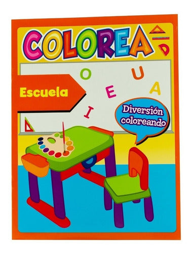 Libros Para Colorear Niño 100 Libros C/u  16 Pag Original #9