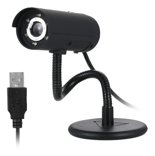 Webcam Con Micrófono Portátil Ord Usb 480p