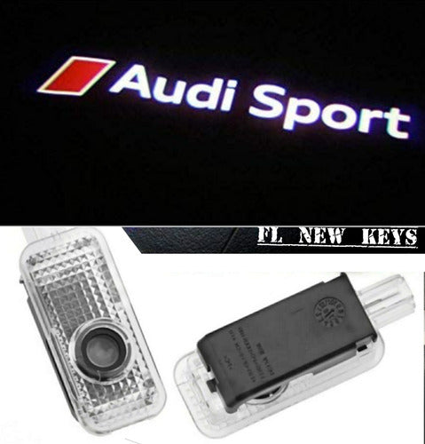 Proyectores Luz Led Cortesia Puertas Emblema Audi Sport