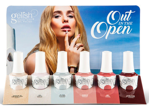 Coleccion Gelish 6pz Polish Semipermanente Out In The Open